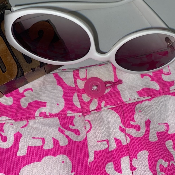🐘🌴LILLY PULITZER ‘The Buttercup Short’ in Pop Pink Tusk🐘 in Sun Print - Picture 7 of 12